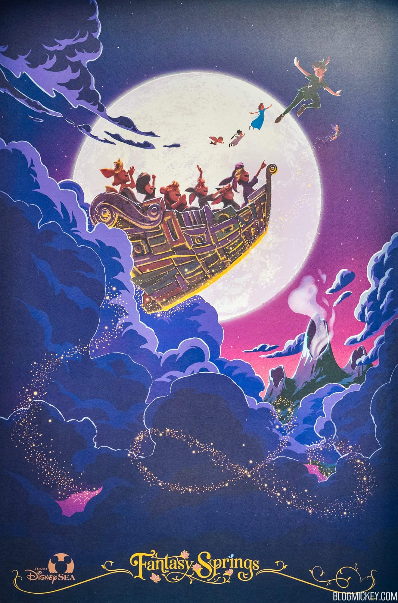 Tokyo DisneySea Peter Pan Attraction Ride Vehicle Model